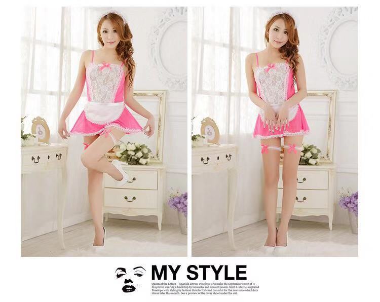Maid Lace Apron Set