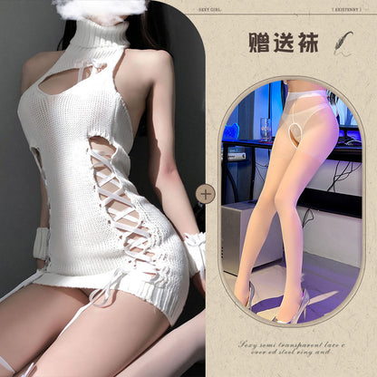 Knit Backless Sweater 