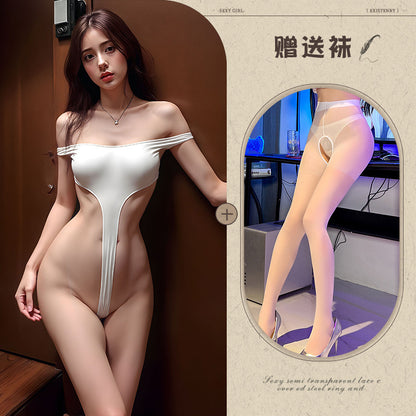 Open Crotch Teddy Set