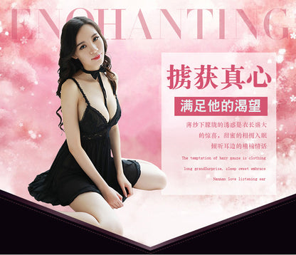 Summer Sheer Chiffon Nightdress