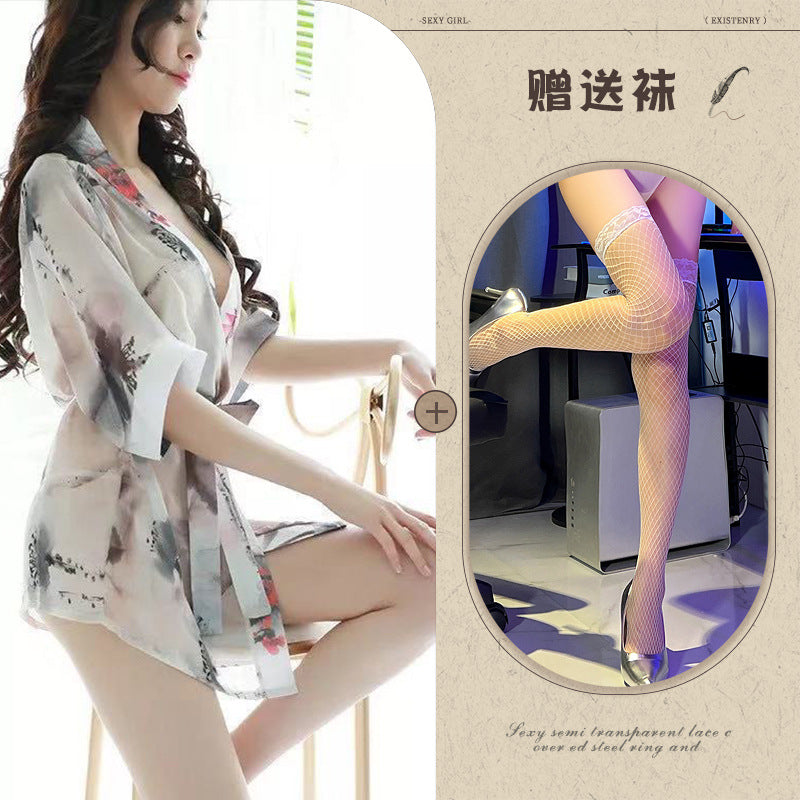 Chiffon Robe Set