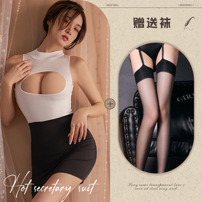 Secretary Bodysuit Lingerie Set