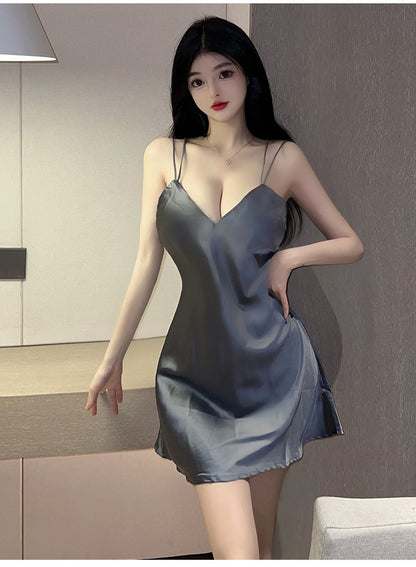 Backless Chemise Set