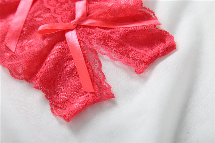 Lace-up G-string