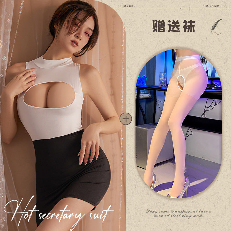 Secretary Bodysuit Lingerie Set
