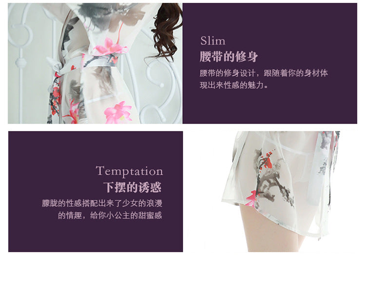 Floral Chiffon Robe