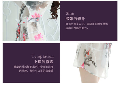Floral Chiffon Robe
