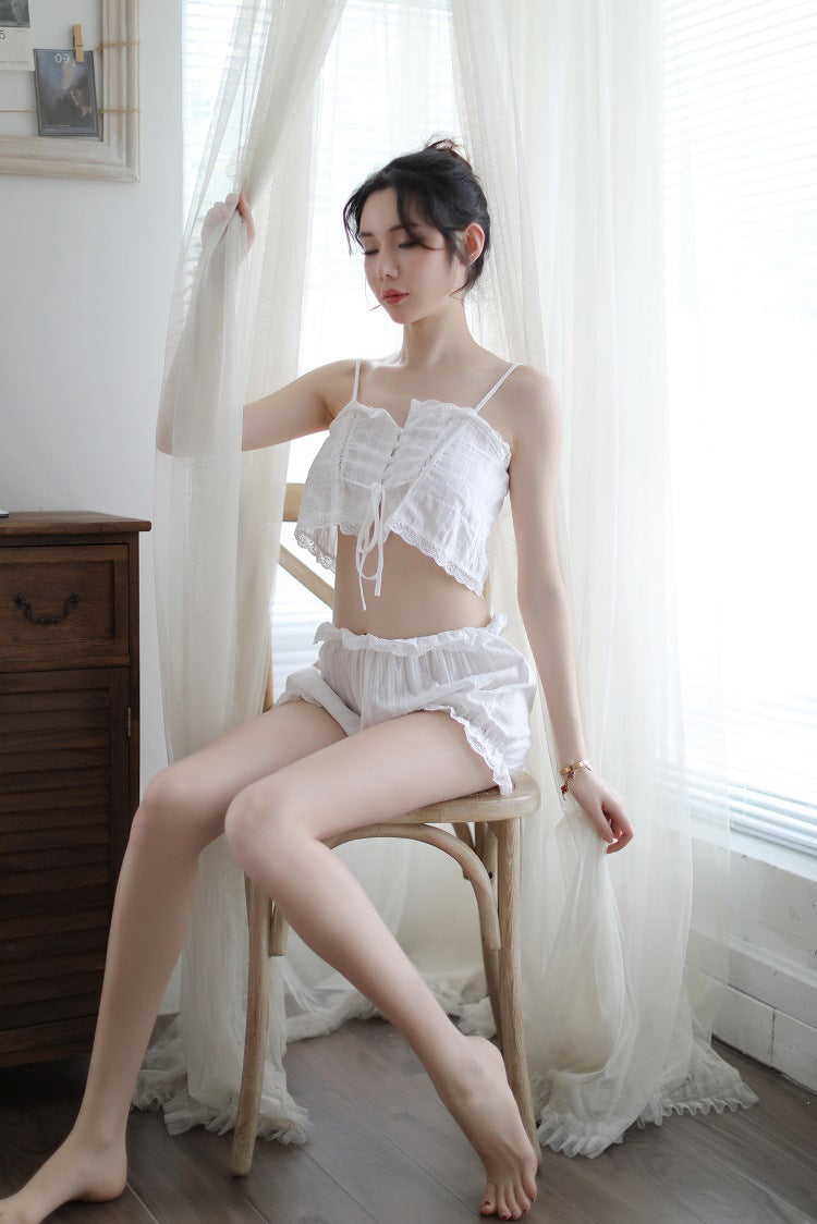 Strapless Lace Teddy Set 