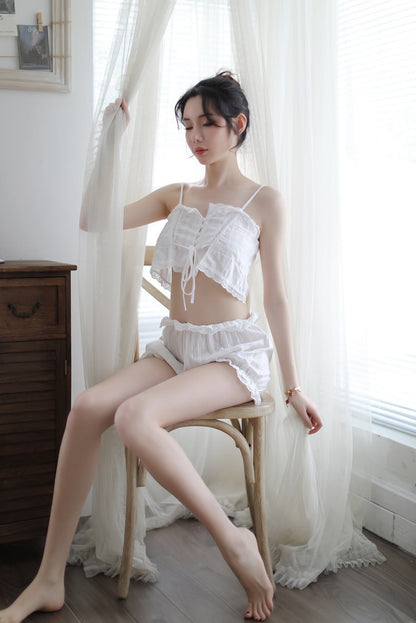 Strapless Lace Teddy Set 