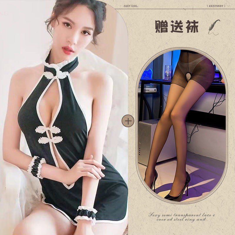 High-Slit Qipao Dress