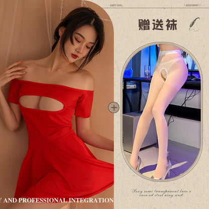 Sheer Cut-out Nightie