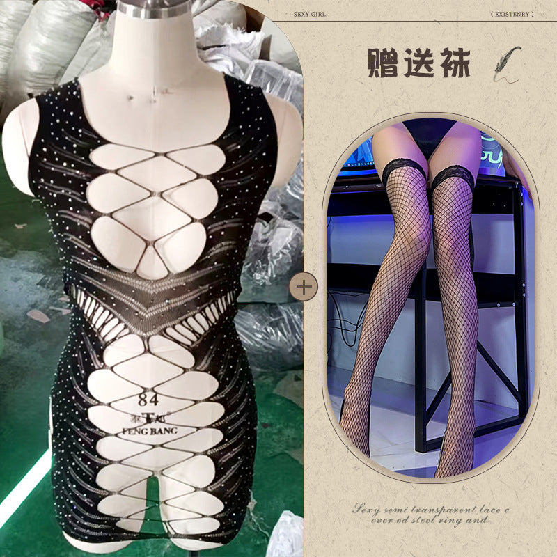 Diamond Mesh Teddy