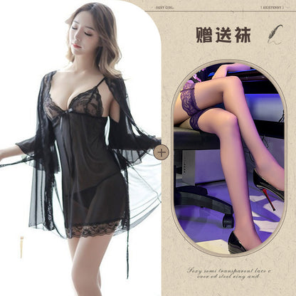 Plus Size Sheer Chemise