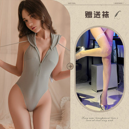 Bunny Open Crotch Set 