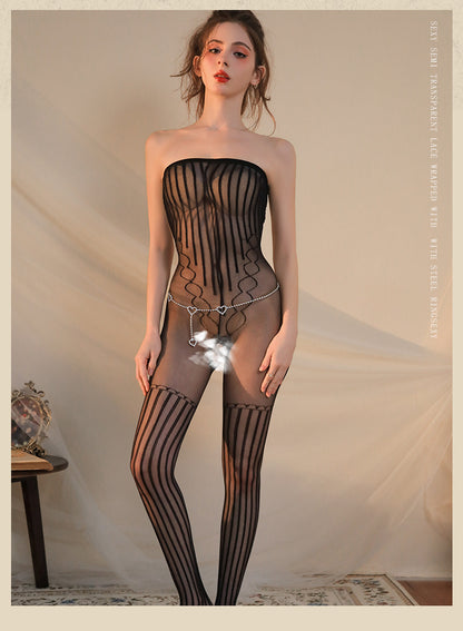 Sheer Mesh Teddy