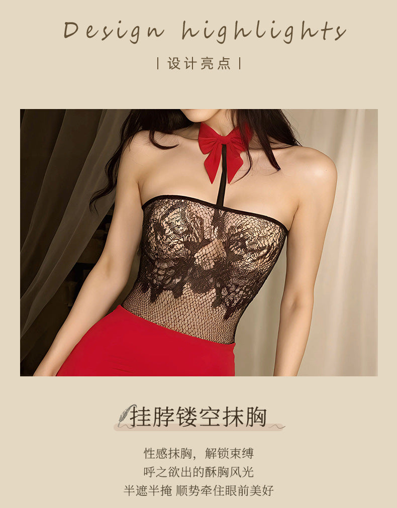 Office Lace Teddy Set