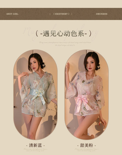 Plus Size Kimono Set