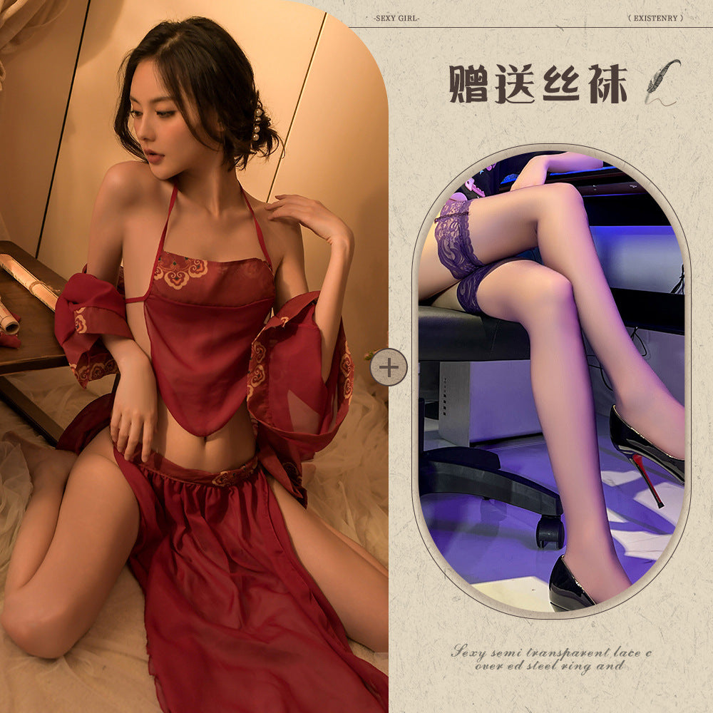 Sexy Ancient Hanfu Embroidered Uniform