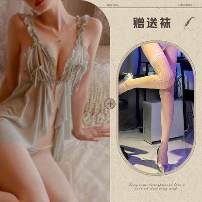 Sheer Cut-out Chemise