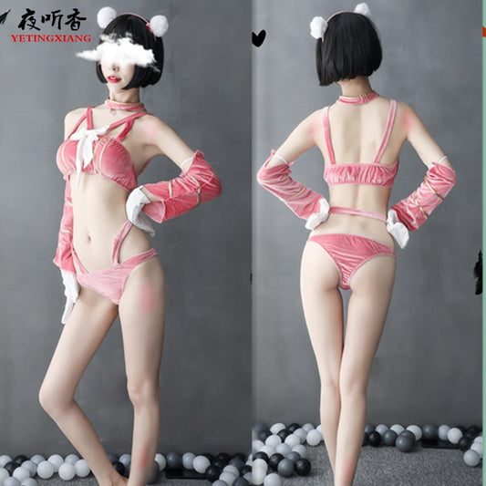 Catwoman Corset with Cut-Out Design