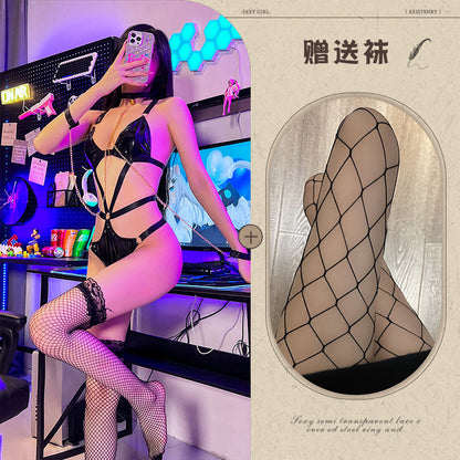 BDSM Maid Leather Costume 