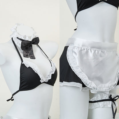 Maid Open Crotch Set