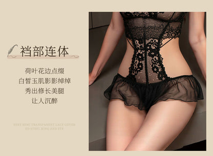 Sheer Lace Teddy