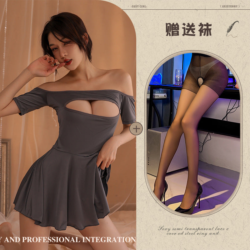 Sheer Cut-out Nightie