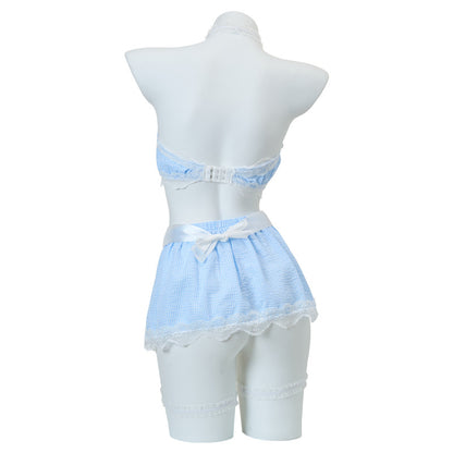 Plaid Apron Set
