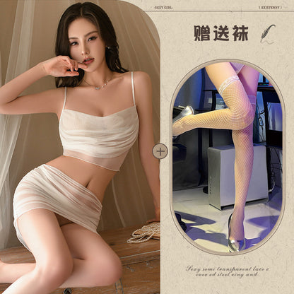 Sheer Secretary Dress