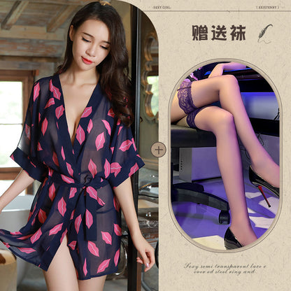Chiffon Robe Set