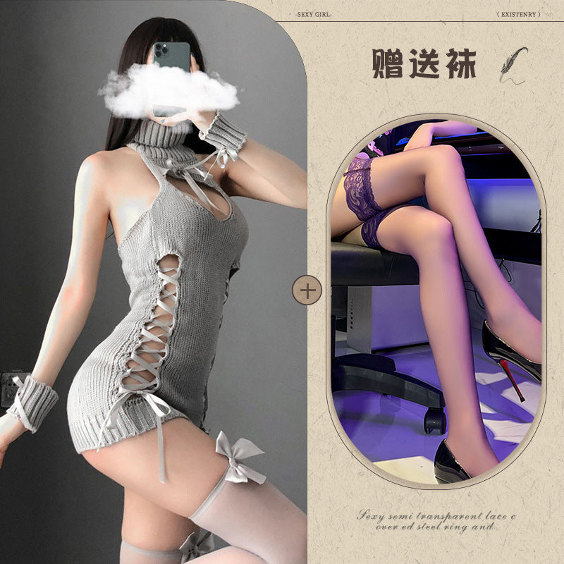 Knit Backless Sweater 