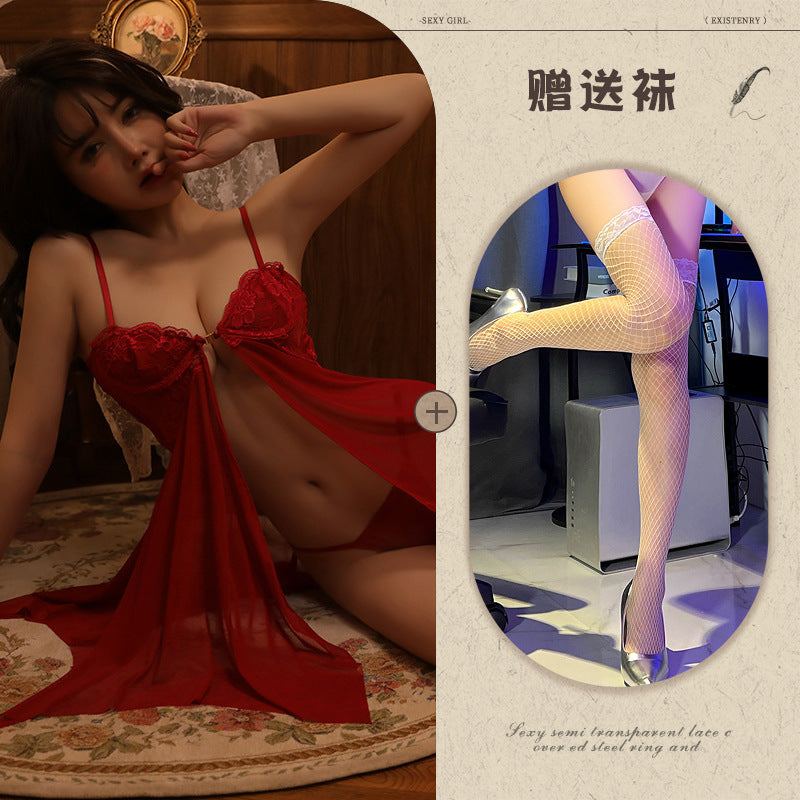 Sheer Steel Boned Chemise