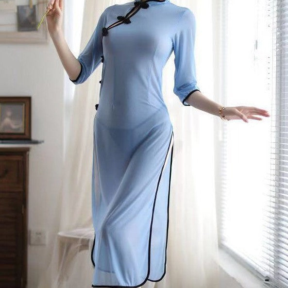 Sheer Qipao Nightie
