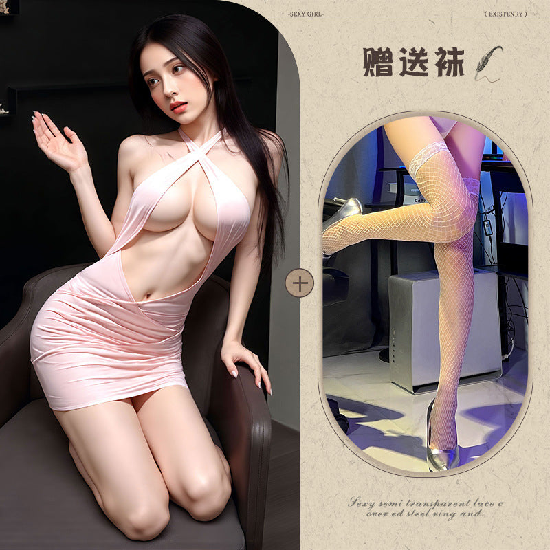 Sheer Secretary Dress