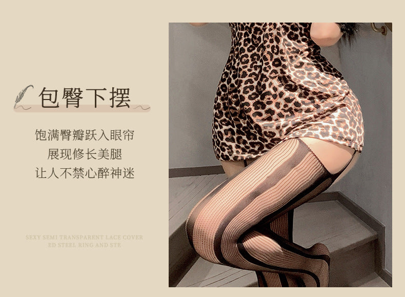 Leopard Bustier Dress