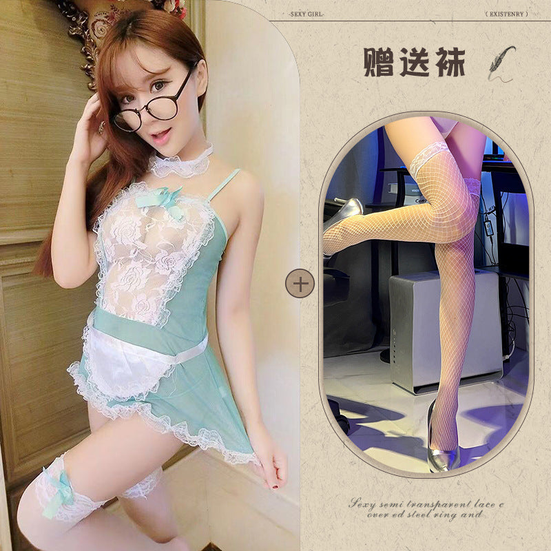 Maid Lace Apron Set