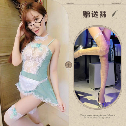 Maid Lace Apron Set