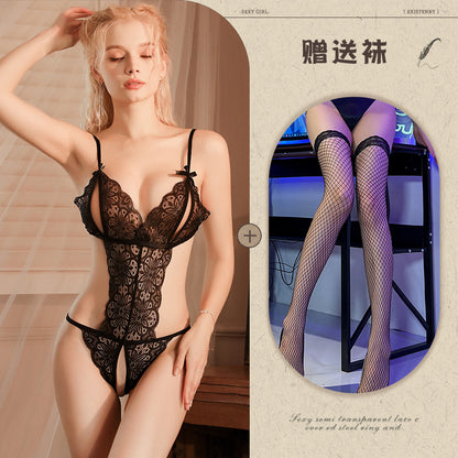 Lace Cut-out Bodysuit