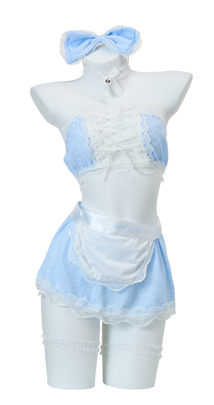 Plaid Apron Set