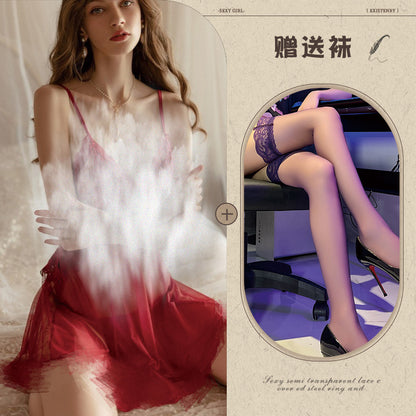 Sheer Lace Nightdress