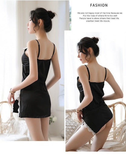 Sheer Slit Nightdress