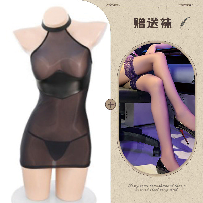 Sheer Secretary Dress