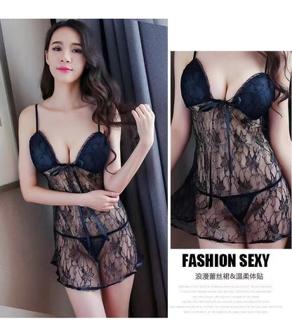 Short Sheer Babydoll Robe