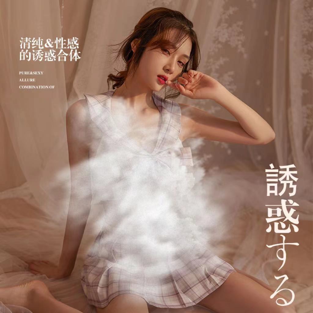 Schoolgirl Grid Jumpsuit