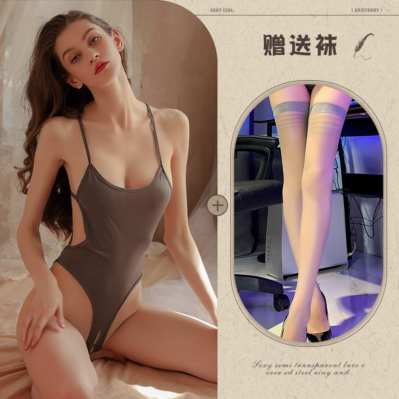 Open Crotch Swimsuit