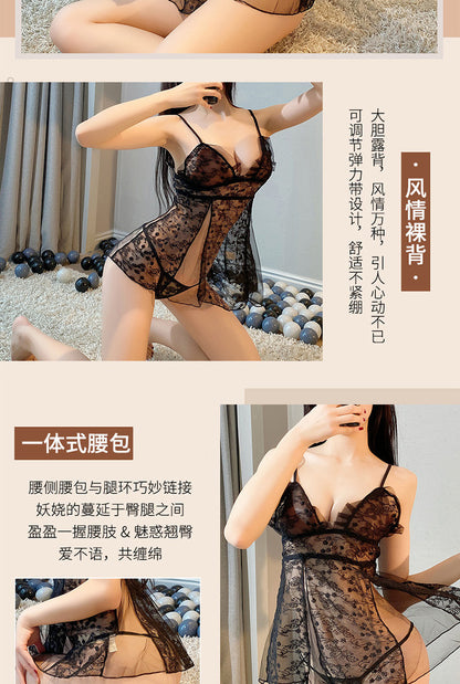 Sheer Slip Dress Set