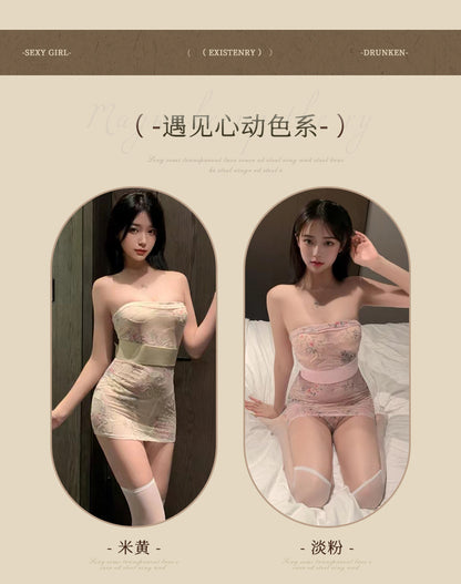 Embroidered Kimono Dress