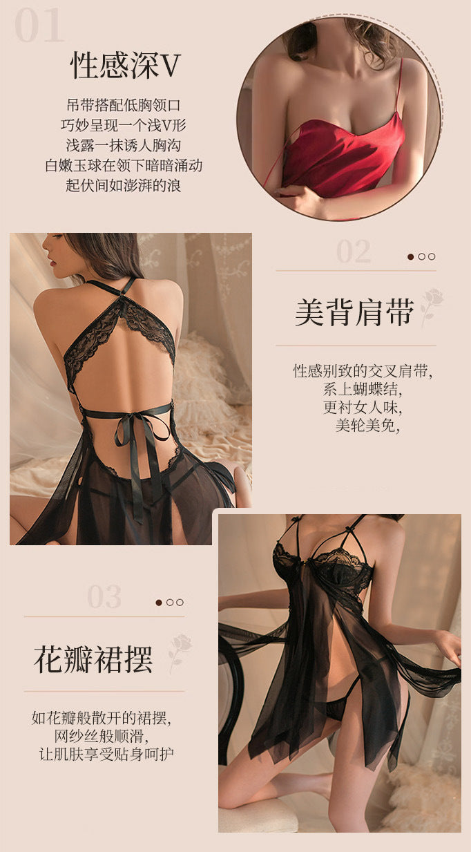 Sheer Petal Nightdress