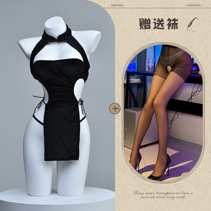 High-Slit Qipao Teddy
